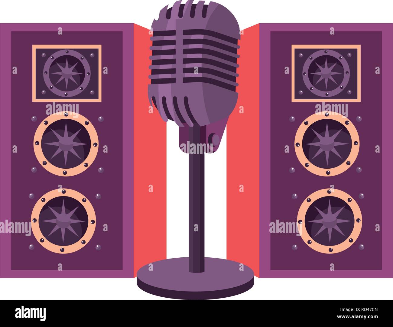 speakers with microphone Stock Vector Image & Art Alamy
