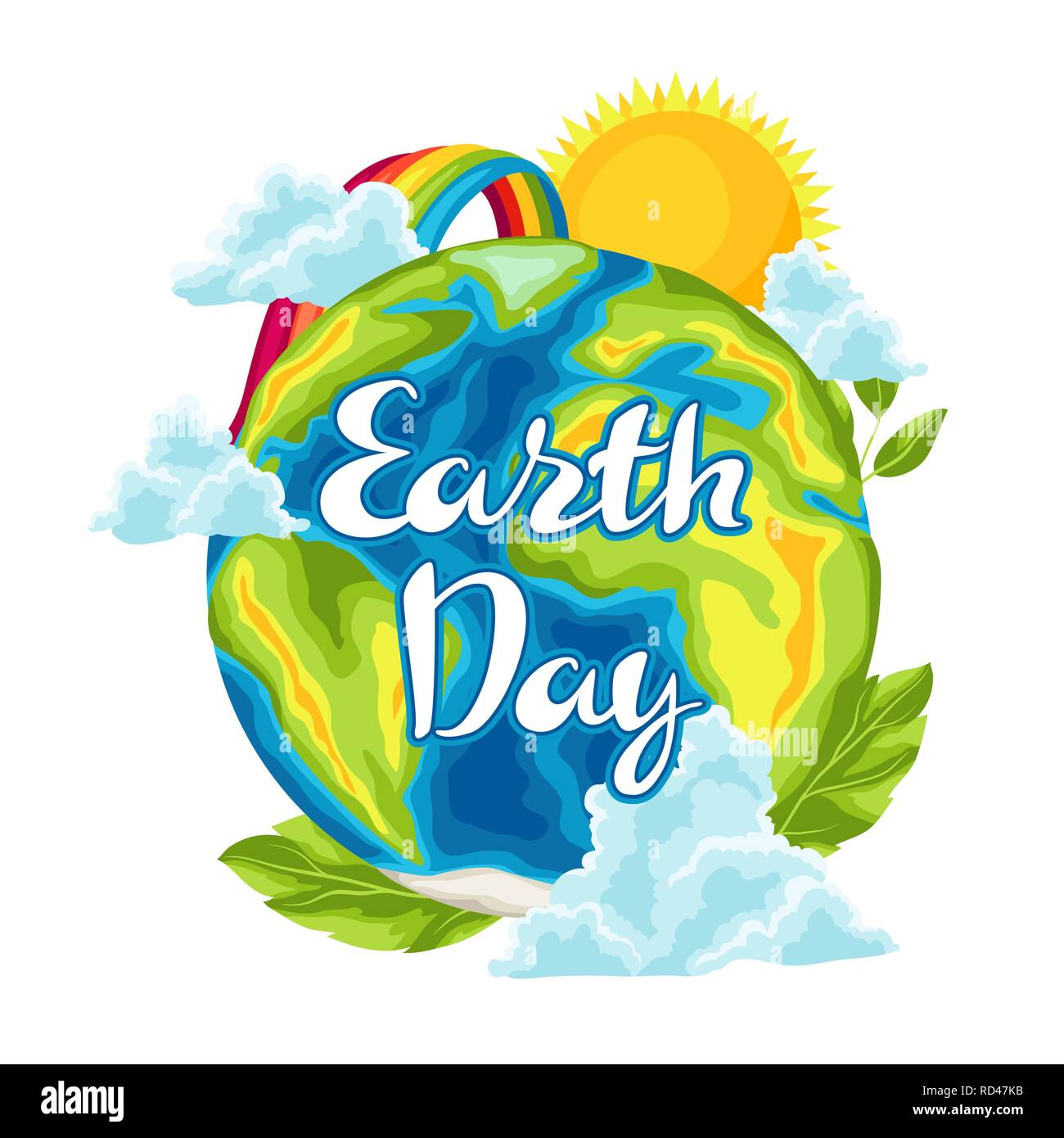 Happy Earth Day card Stock Vector Image & Art Alamy
