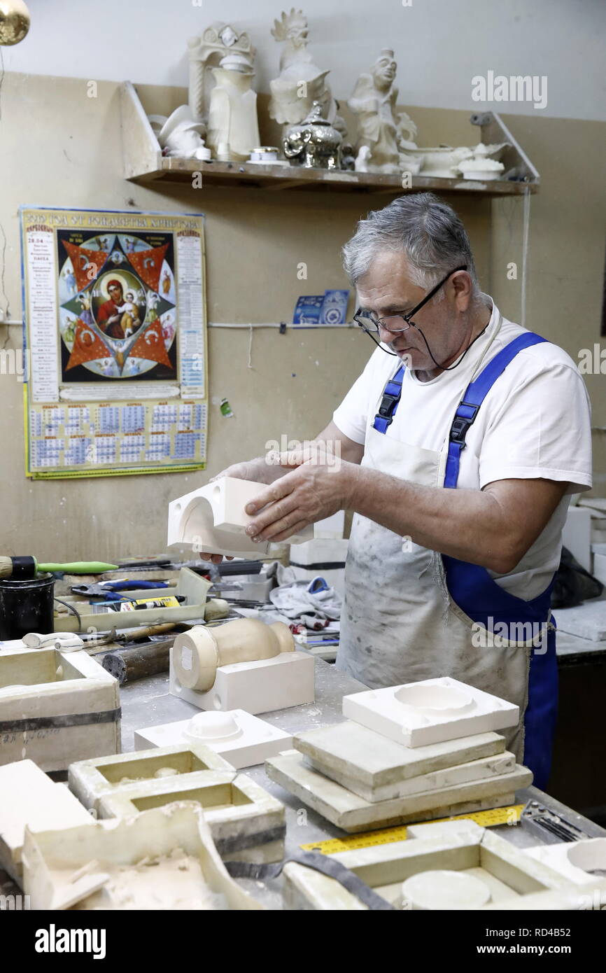 making porcelain
