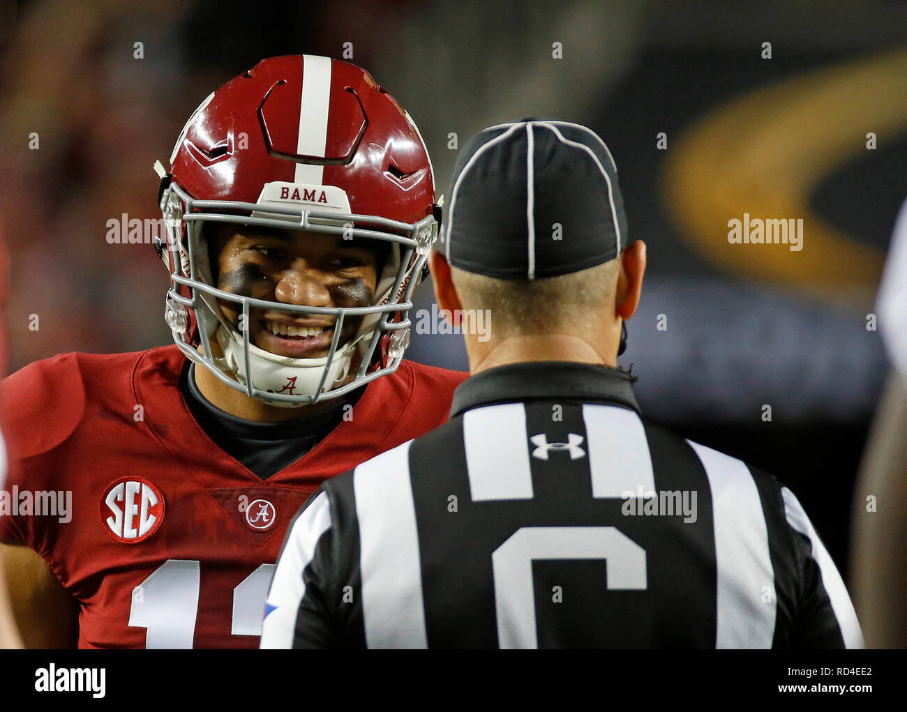 January 07 2019 Alabama Crimson Tide Quarterback Tua