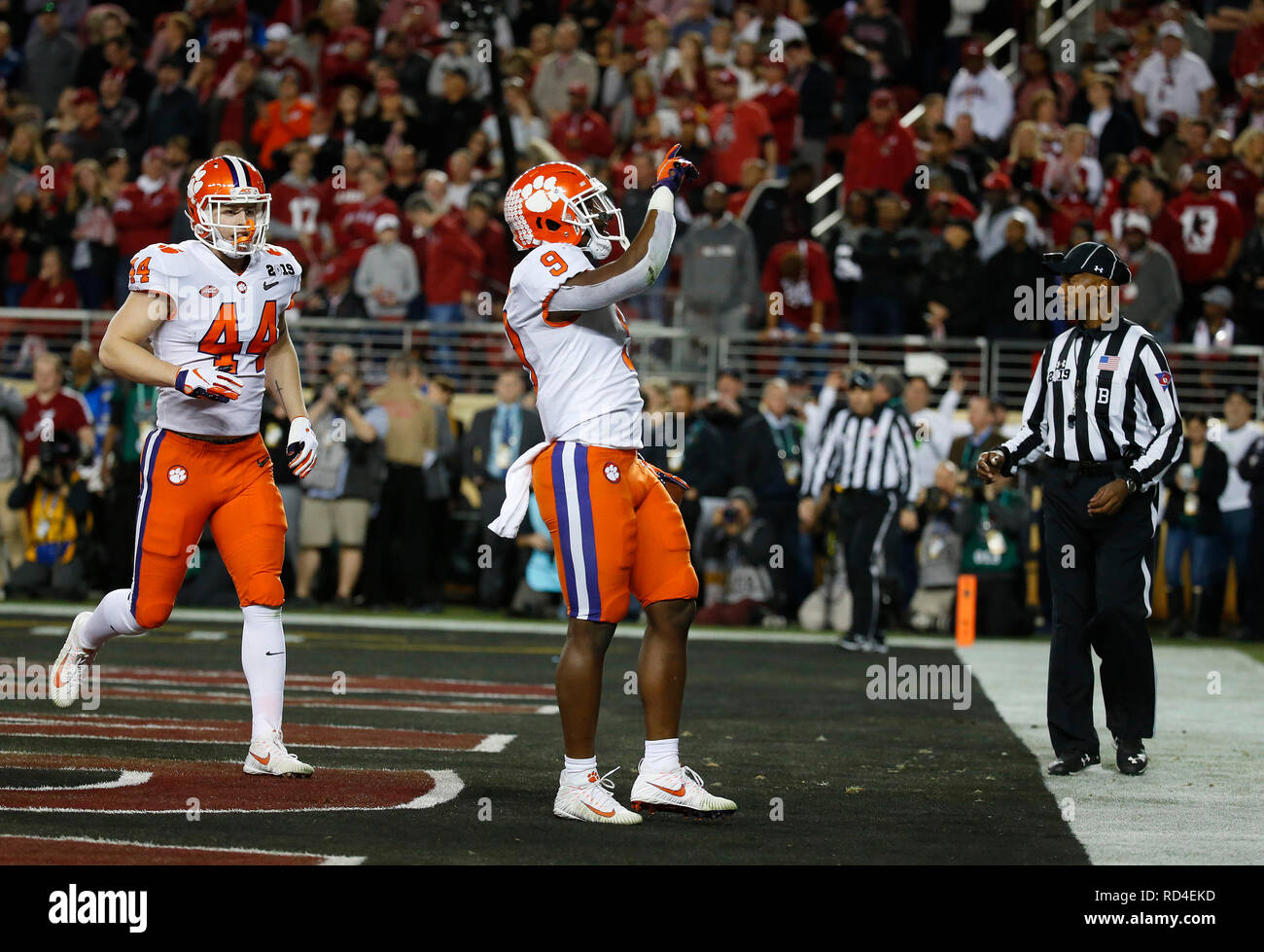 January 07 2019 Clemson Tigers Running Back Travis Etienne