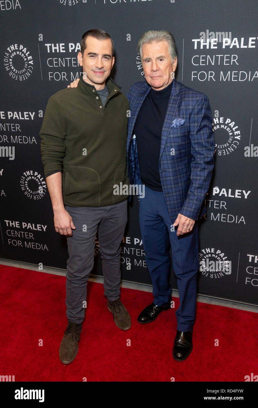 New York, NY - January 16, 2019: Callahan Walsh and John Walsh attend In Pursuit With John Walsh Screening & Conversation at The Paley Center for Media Credit: lev radin/Alamy Live News Stock Photo