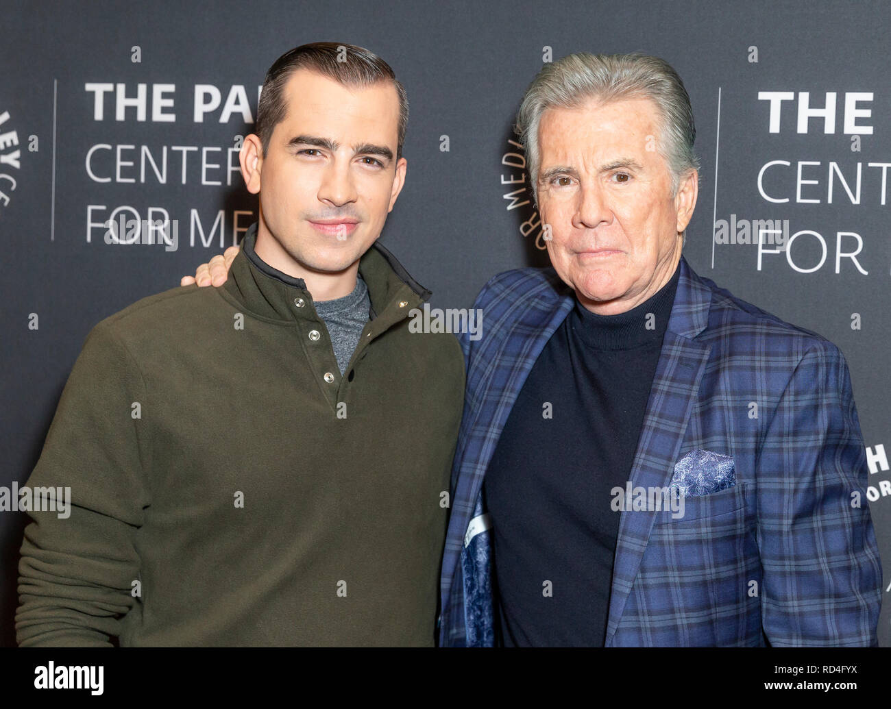 New York, NY - January 16, 2019: Callahan Walsh and John Walsh attend In Pursuit With John Walsh Screening & Conversation at The Paley Center for Media Credit: lev radin/Alamy Live News Stock Photo