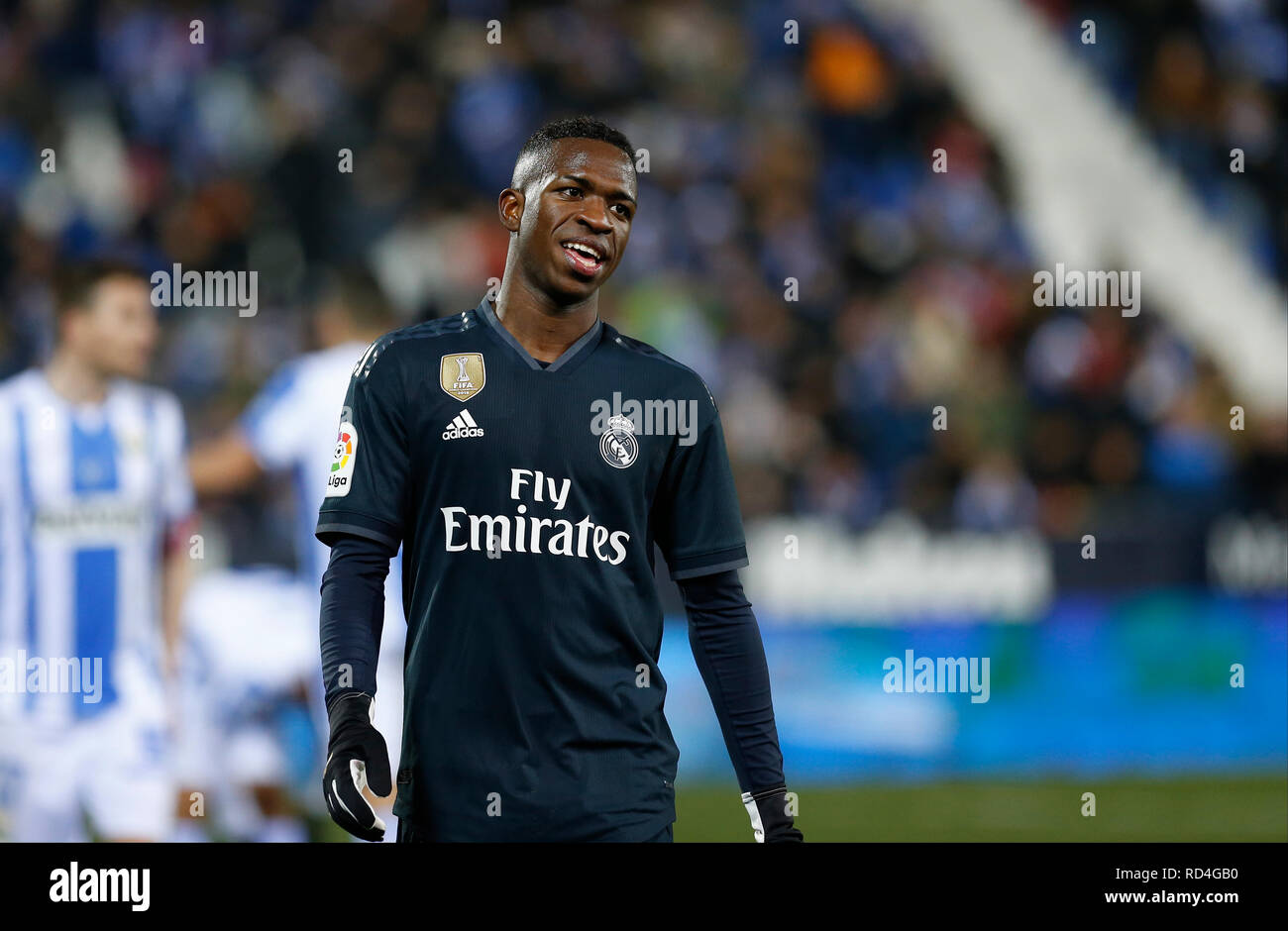 Vinicius Jr Real Madrid during the Copa del Rey Round of 8