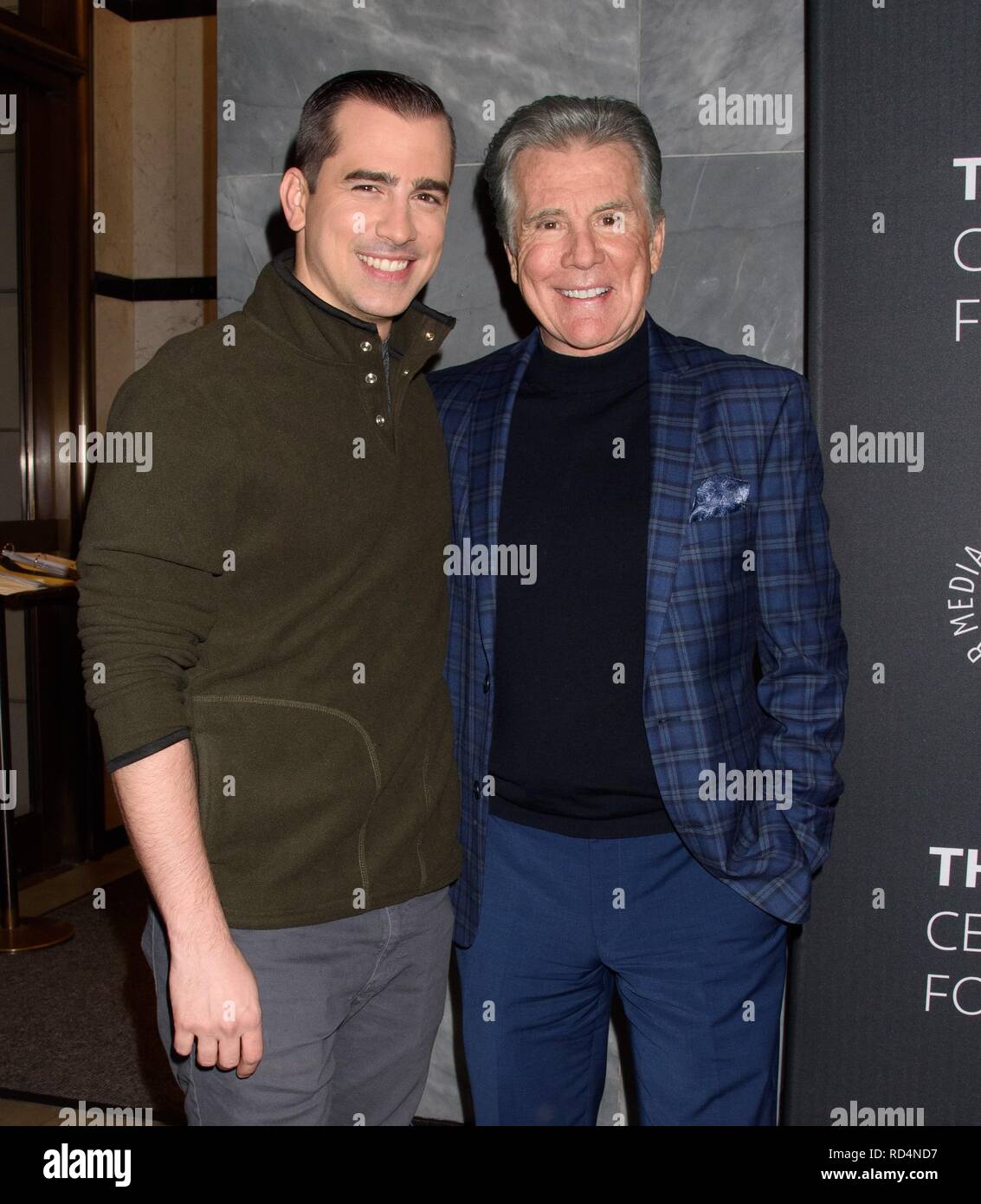 New York, NY, USA. 16th Jan, 2019. Callahan Walsh, John Walsh at arrivals for IN PURSUIT WITH JOHN WALSH Screening and Conversation, The Paley Center for Media, New York, NY January 16, 2019. Credit: RCF/Everett Collection/Alamy Live News Stock Photo