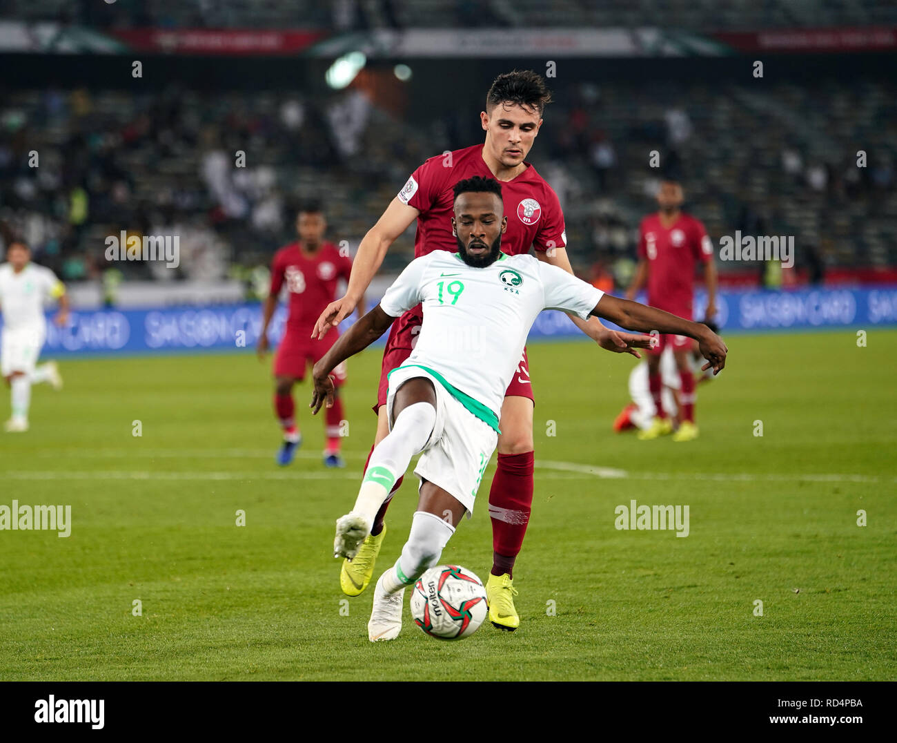 January 17 2019 Fahad Al Muwallad Of Saudi Arabia During Saudi Arabia V Qatar At The Zayed Sports City Stadium In Abu Dhabi United Arab Emirates Afc Asian Cup Asian Football Championship