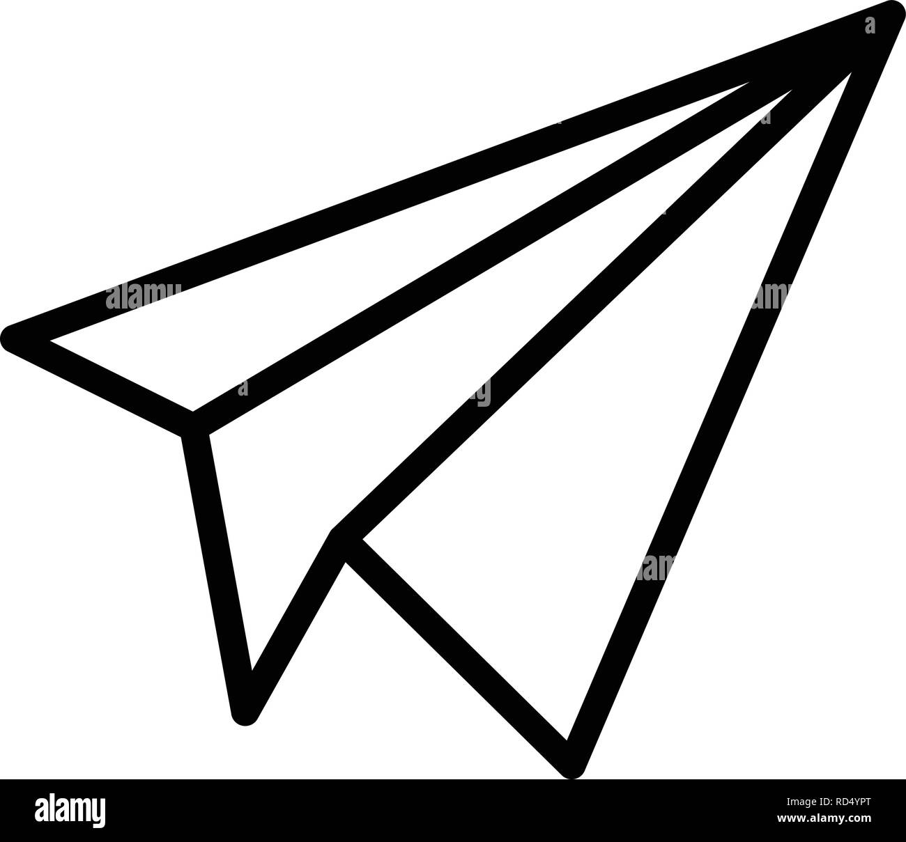 Paper Plane Sign Icon Vector Illustration For Personal And Commercial ...