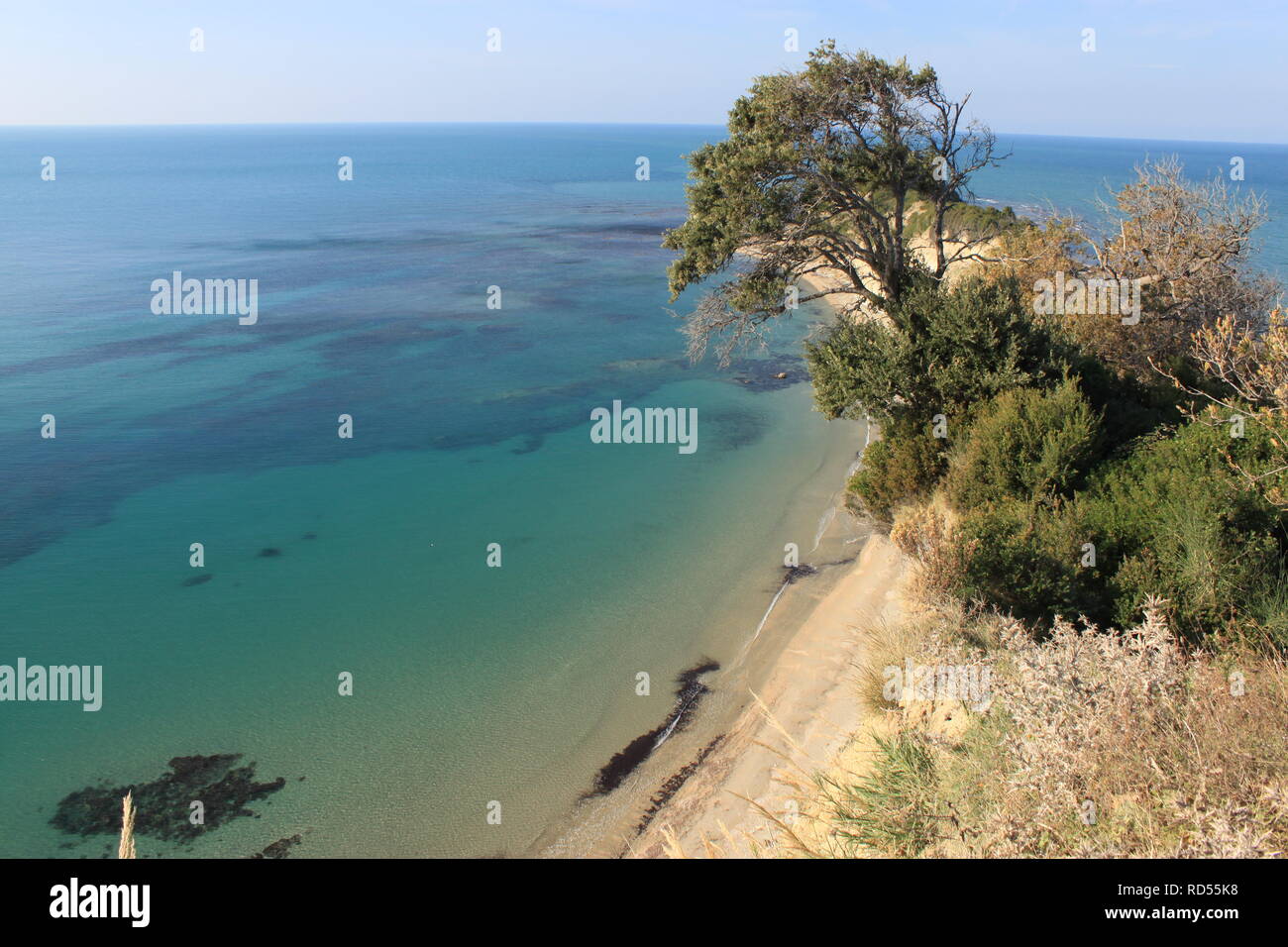 Marine protected area in Albania Stock Photo