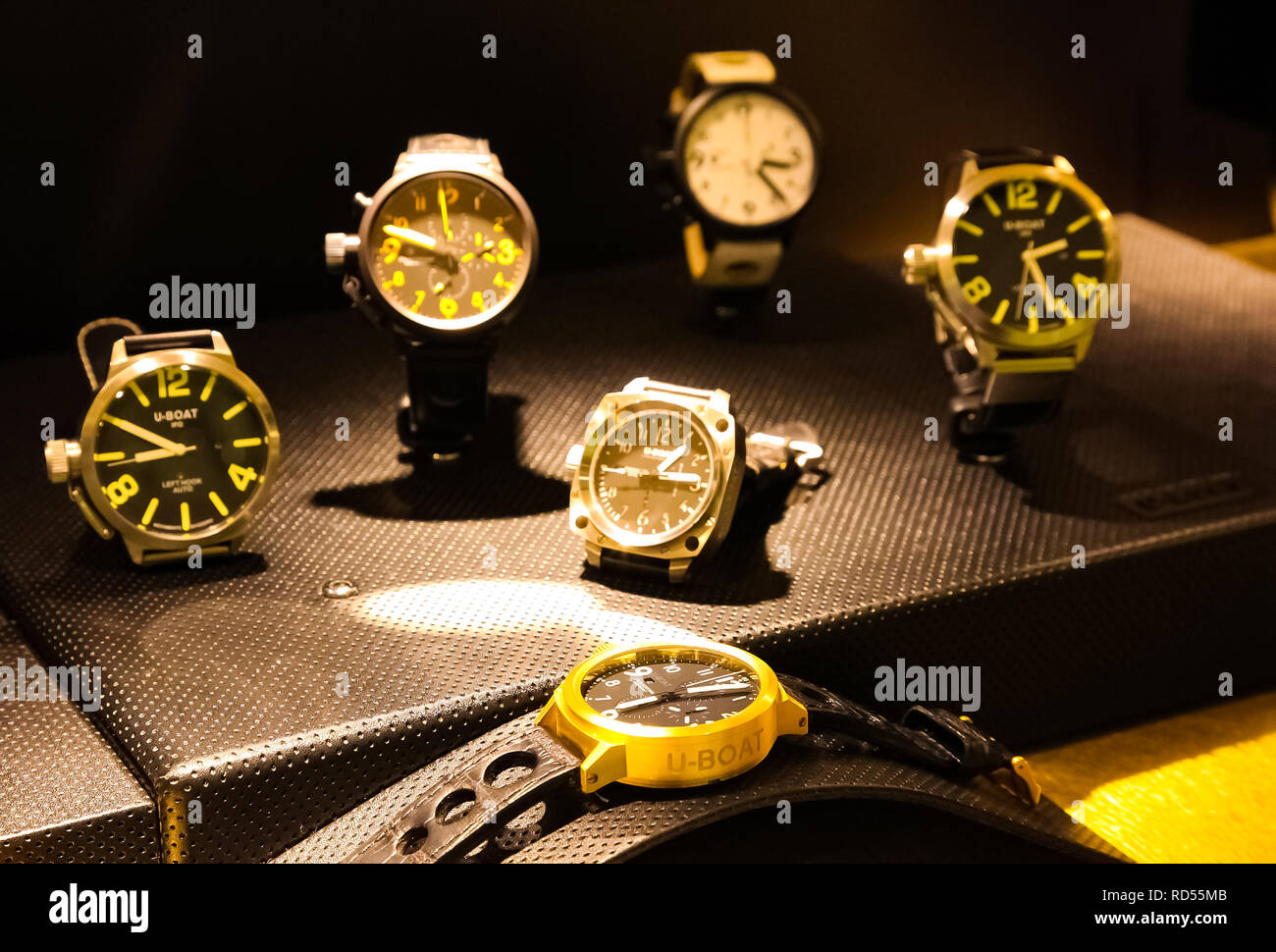 Johannesburg, South Africa April 27 2011 Expensive Wrist Watches on