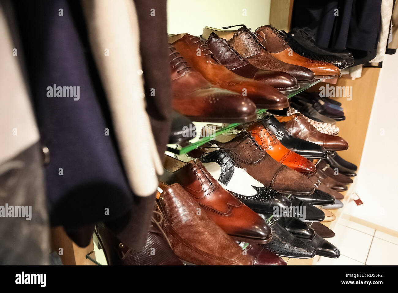 Johannesburg, South Africa April 27 2011 Shoes in an UpMarket