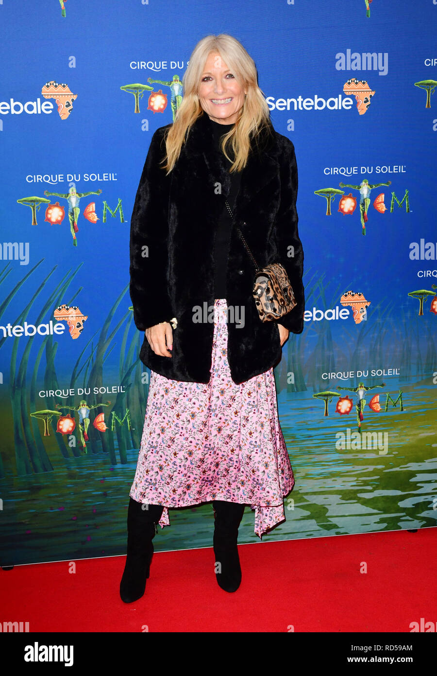 Gaby Roslin attending the premiere of Cirque du Soleil's Totem, in