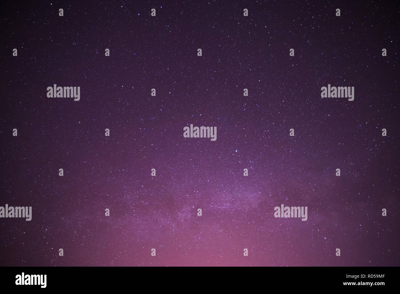 view on Milky Way galaxy in night sky Stock Photo - Alamy