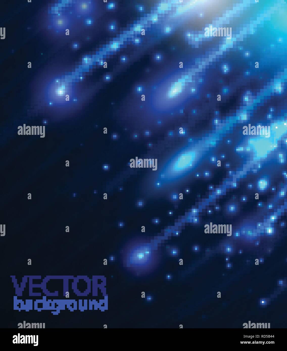 Lines composed of glowing backgrounds Stock Vector
