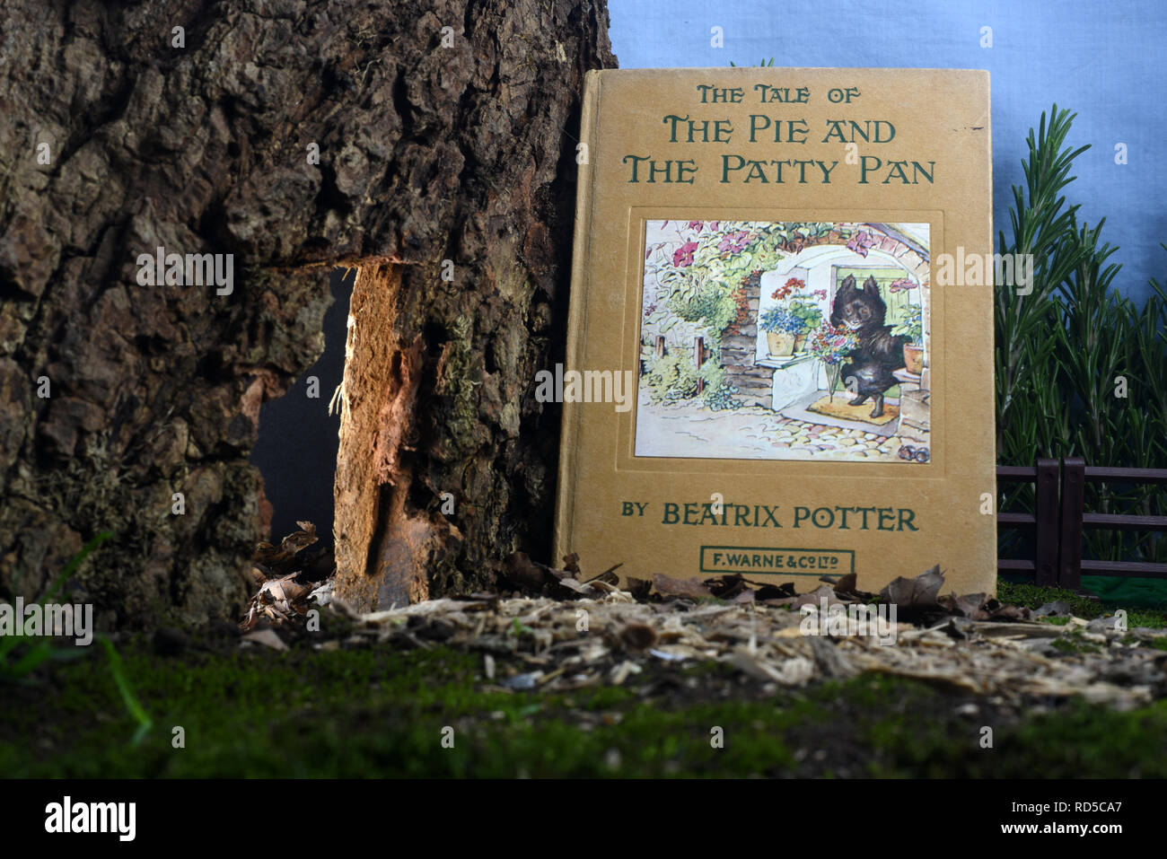 Vintage Beatrix Potter book of the Tale of the Pie and the Patty Pan. Still Life Stock Photo