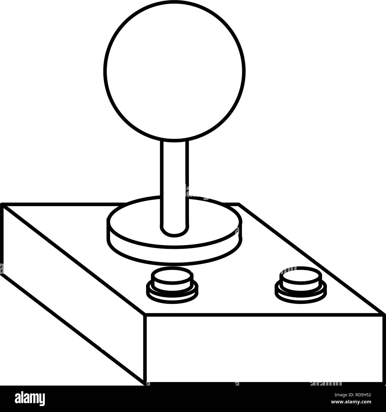 video game joystick control background vector illustration Stock Vector ...