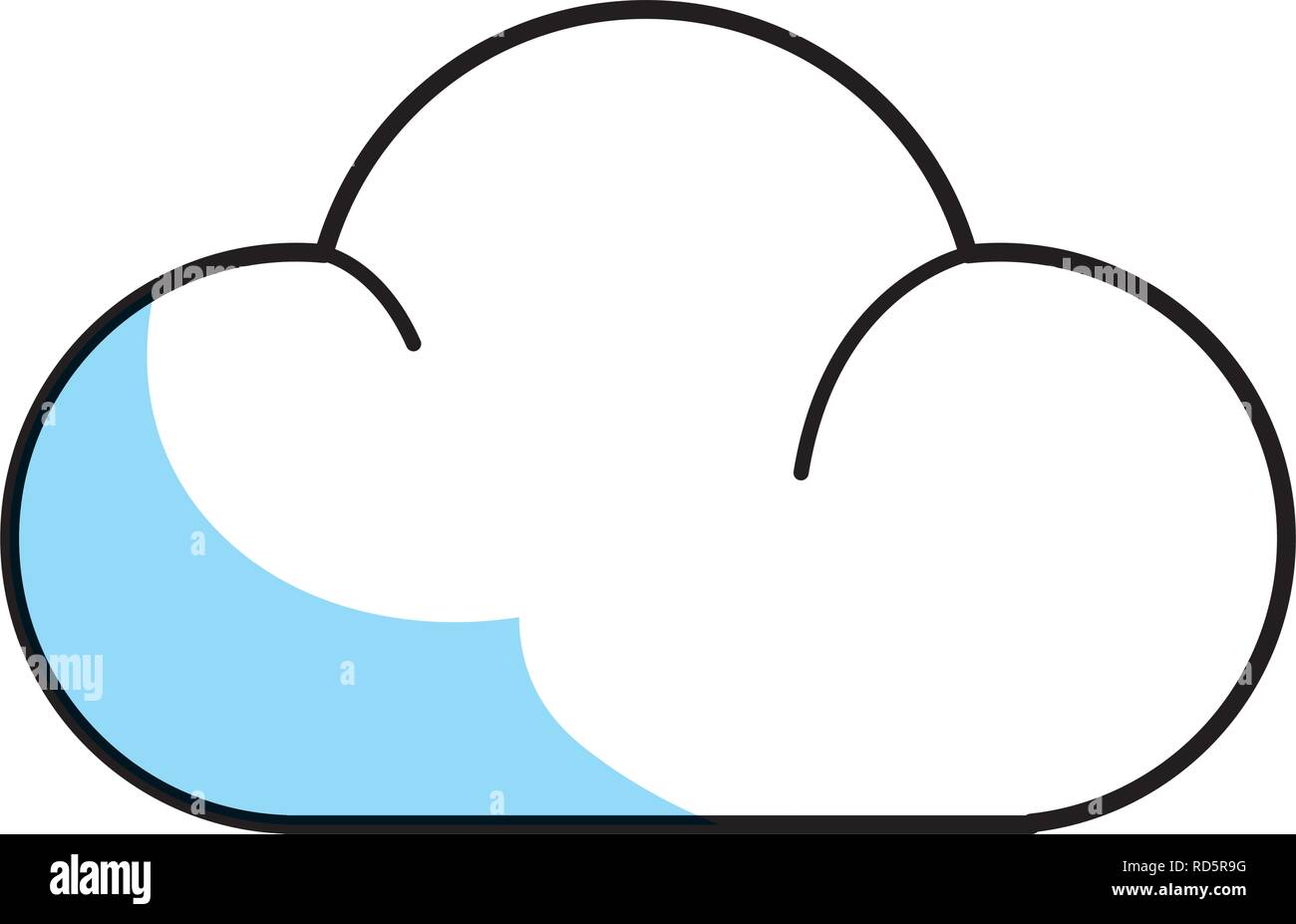 cloud isolated icon Stock Vector Image & Art - Alamy