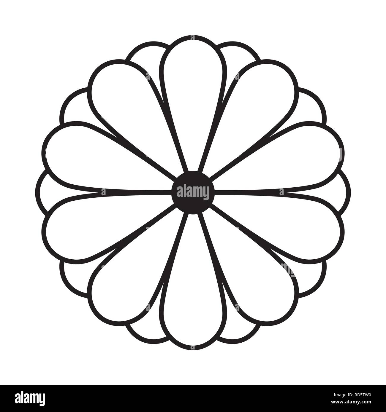 Japanese Kiku Chrysanthemum Floral Vector Seamless Pattern Vector Stock Vector Image Art Alamy