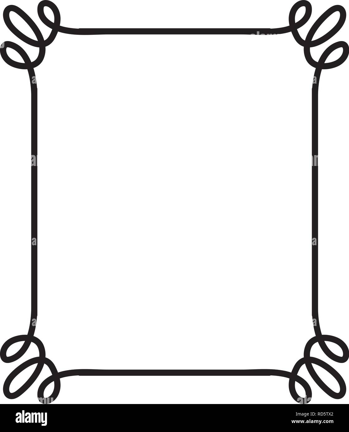 curved in line frame Stock Vector Image & Art Alamy