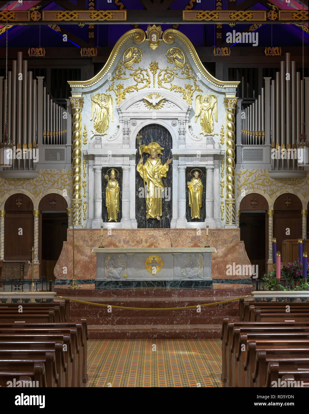 Interior of the Cathedral Basilica of St. Augustine on Cathedral Place