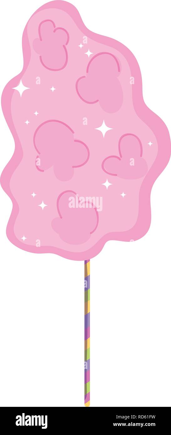 sweet cotton candy icon Stock Vector Image & Art - Alamy