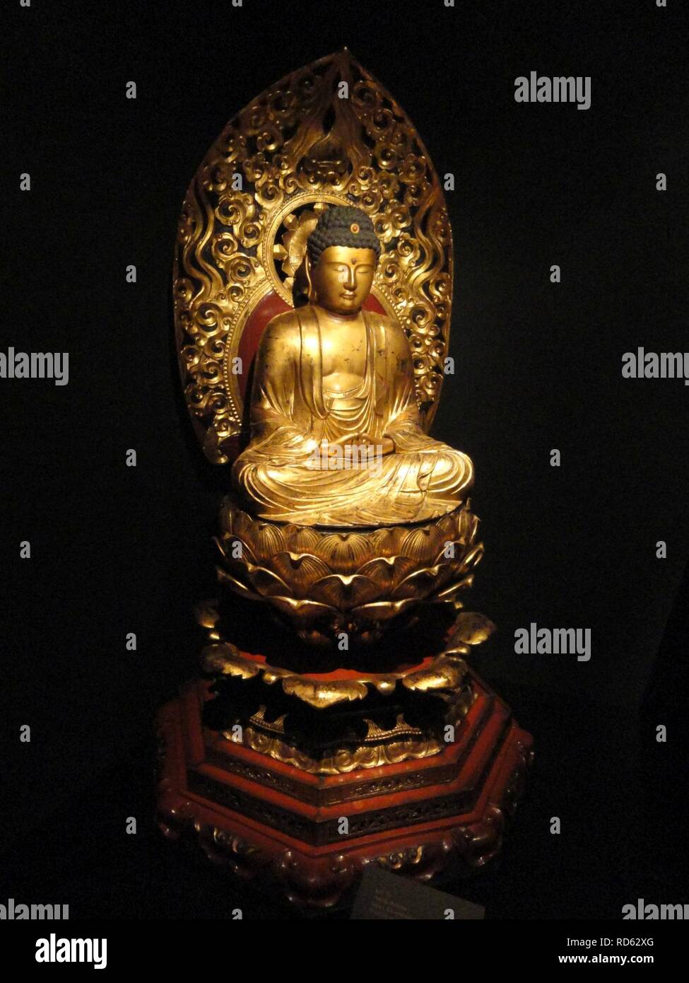 Amida Buddha, Japan, 1701 - Ny Carlsberg Glyptotek - Copenhagen - Stock Photo