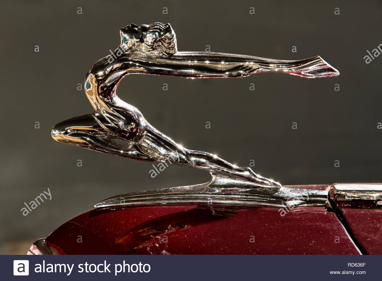 Flying Lady Hood Ornament Stock Photos & Flying Lady Hood Ornament