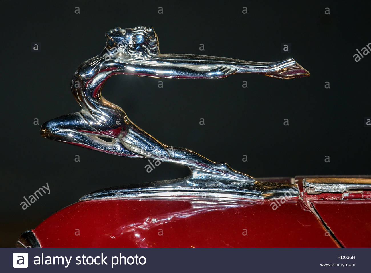 Flying Lady Hood Ornament Stock Photos & Flying Lady Hood Ornament