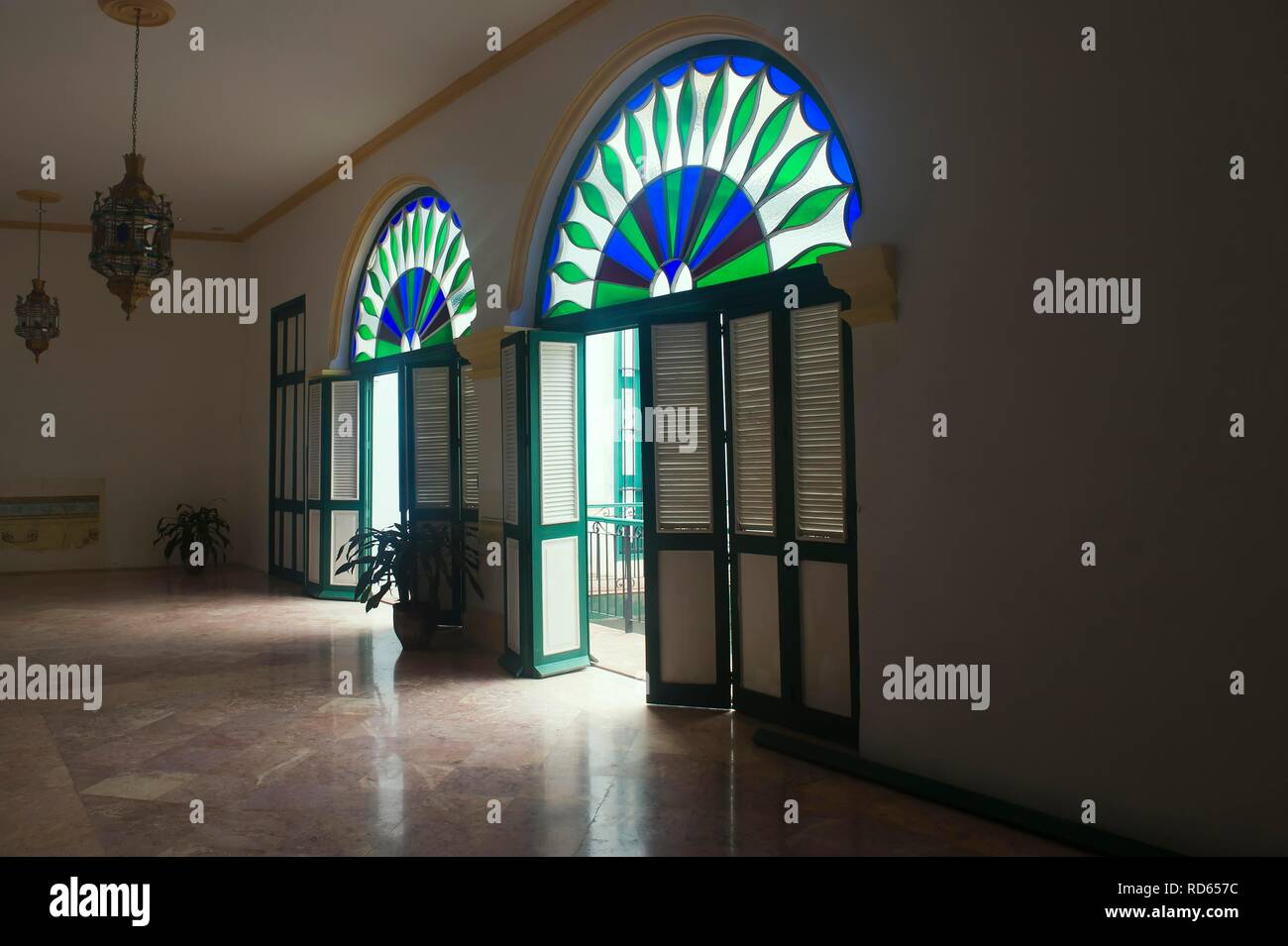 Casa De Los Arabes Stained Glass Windows Old Havana Unesco