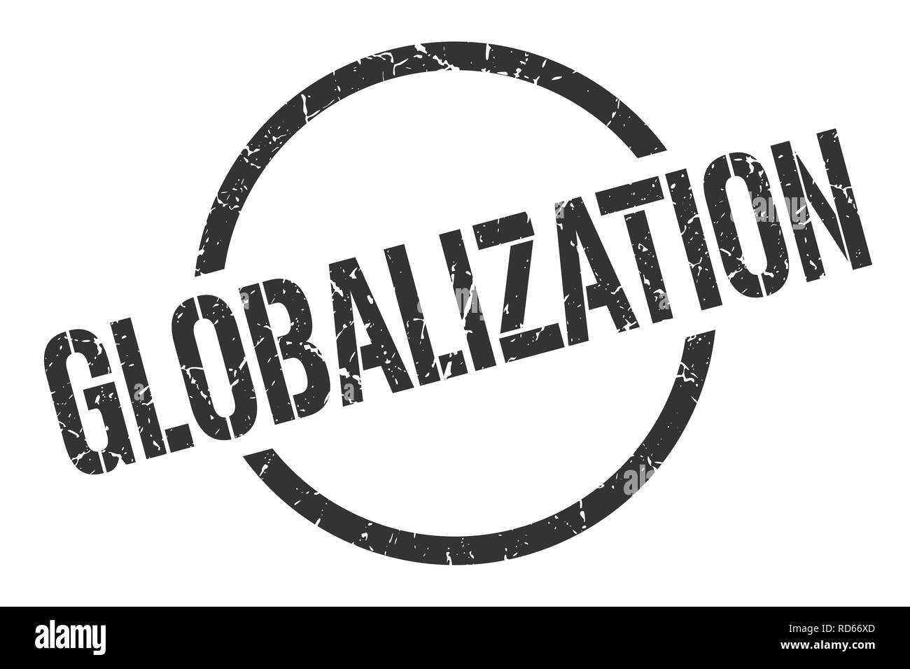 globalization black round stamp Stock Vector Image & Art - Alamy