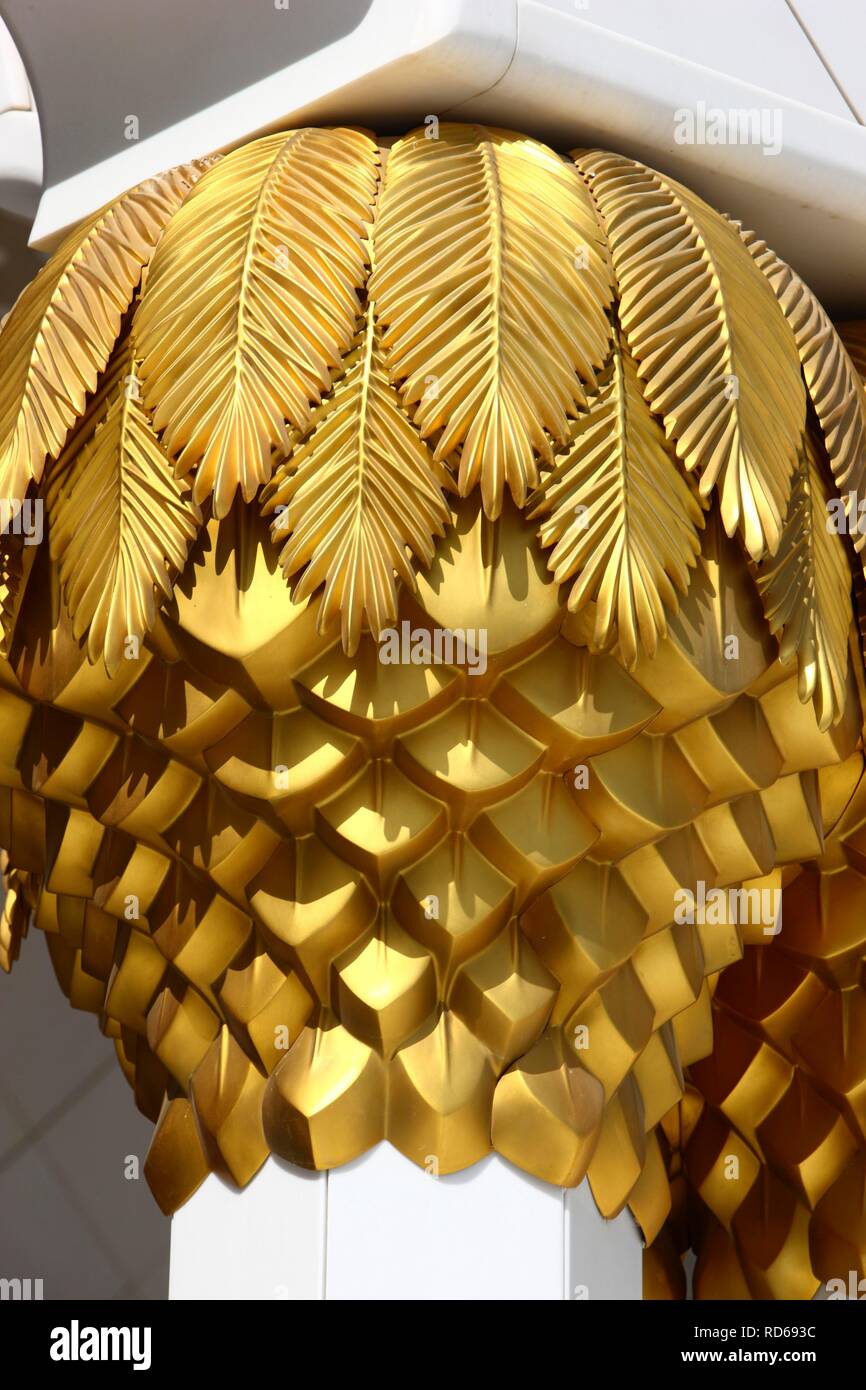 Ornament, Sheikh Zayed Mosque, Abu Dhabi, United Arab Emirates, Middle