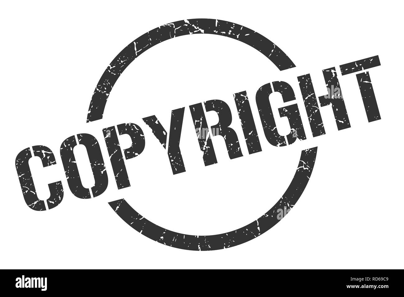 copyright black round stamp Stock Vector Image & Art - Alamy