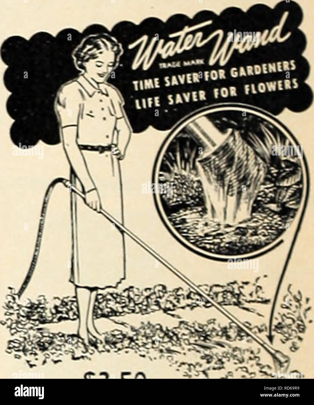. Currie's garden annual. Flowers Seeds Catalogs; Bulbs (Plants) Seeds Catalogs; Vegetables Seeds Catalogs; Nurseries (Horticulture) Catalogs; Plants, Ornamental Catalogs; Gardening Equipment and supplies Catalogs. SOIL SOAKER for deep socking, the water method opprovcd by ogricultural colleges and nurseries now ovoiloble tor home use. Equipped with regular hose connection for offochinq to hose or pipe No. 0, 12 ft., prica, $1.25; No. 1, 18 ff., $1.75; No. 2, 30 ft., $2.75; No. 3, 50 ft., $4.50.. $2.50 â 's^&gt;c.&gt;â Woterwond deposits a large volume of wo- ter at the roots of plants without Stock Photo