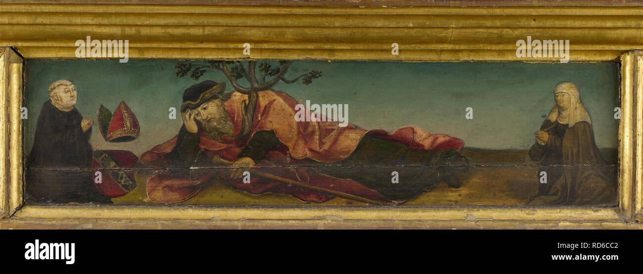 Altarpiece with scenes from the life of the Virgin Stock Photo - Alamy