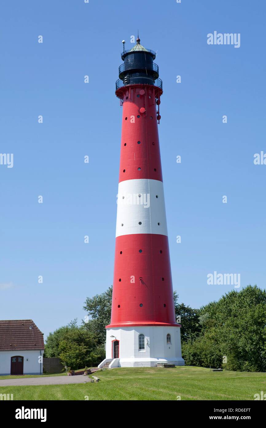 Lighthouse, Pellworm, North Friesland, Schleswig-Holstein, PublicGround Stock Photo