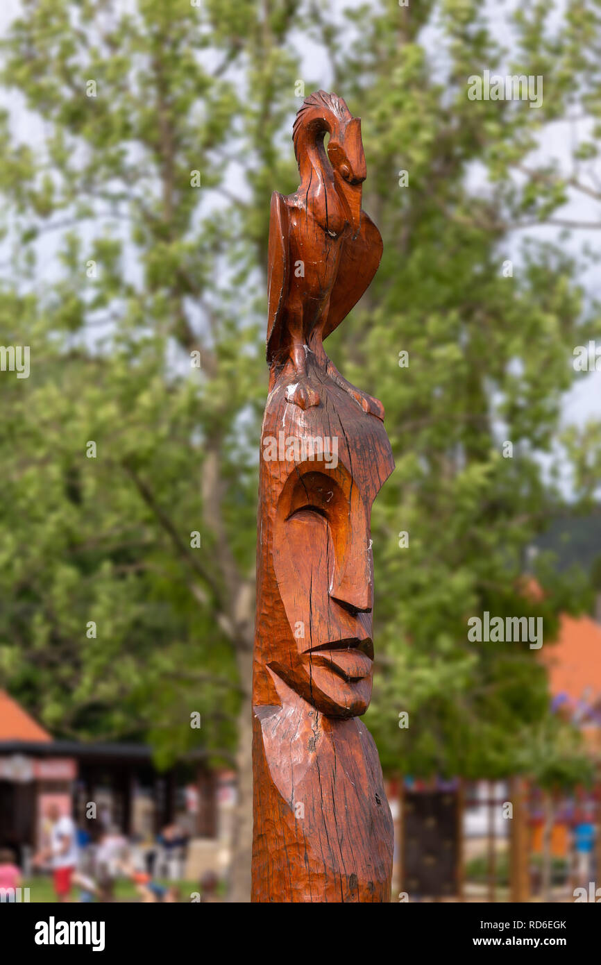 Beautiful carved wood columns hi-res stock photography and images - Alamy