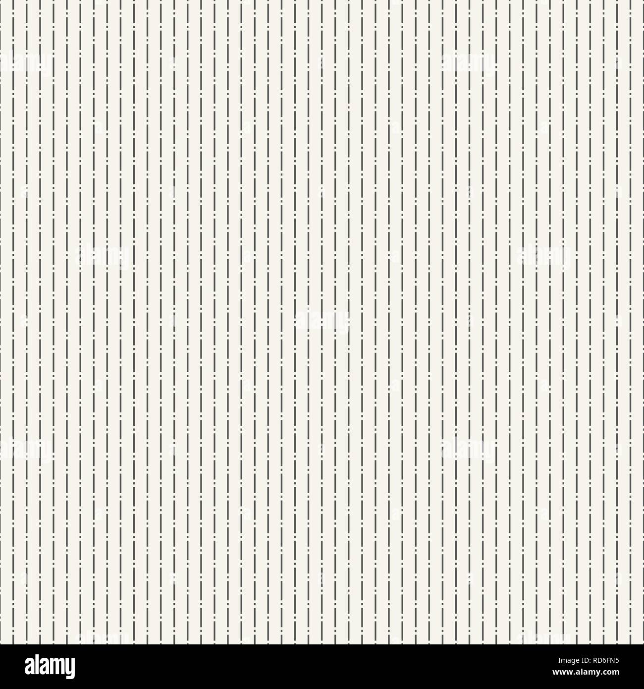 Seamless dotted lines pattern. Regular striped texture. Modern stylish design. Vector background. Stock Vector