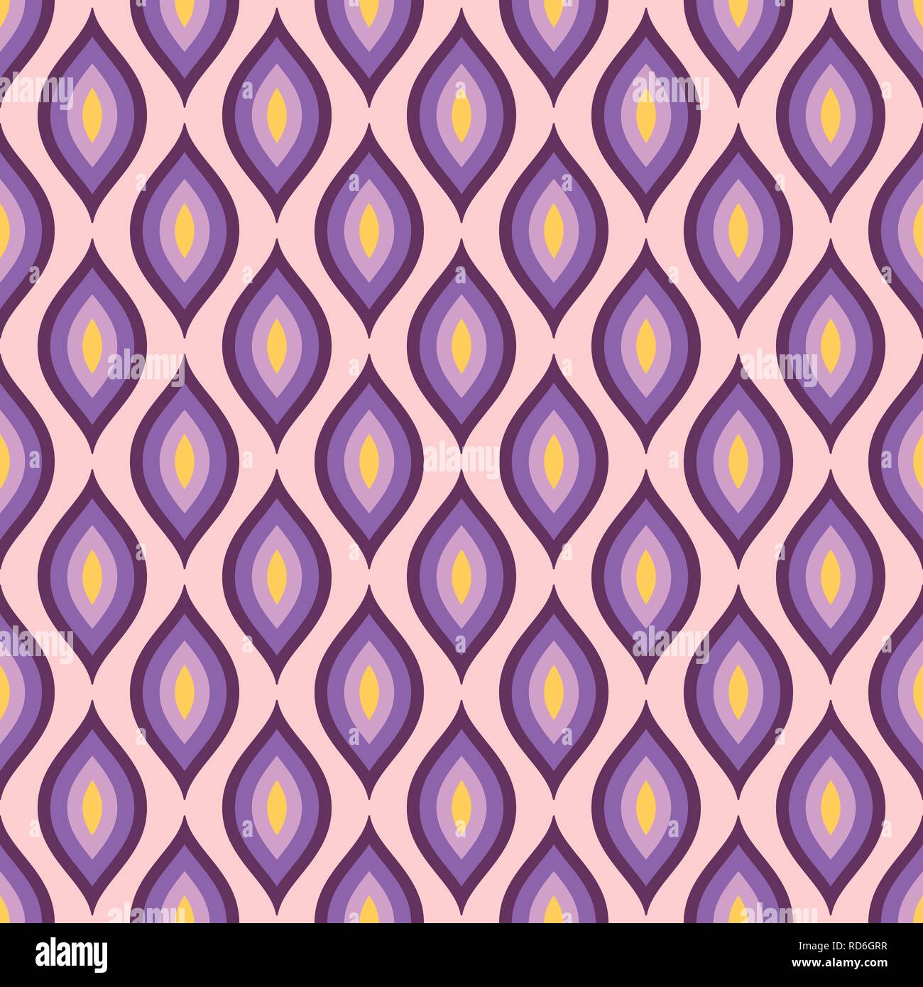 Abstract seamless pattern with stylized bird feathers. Repetition ...