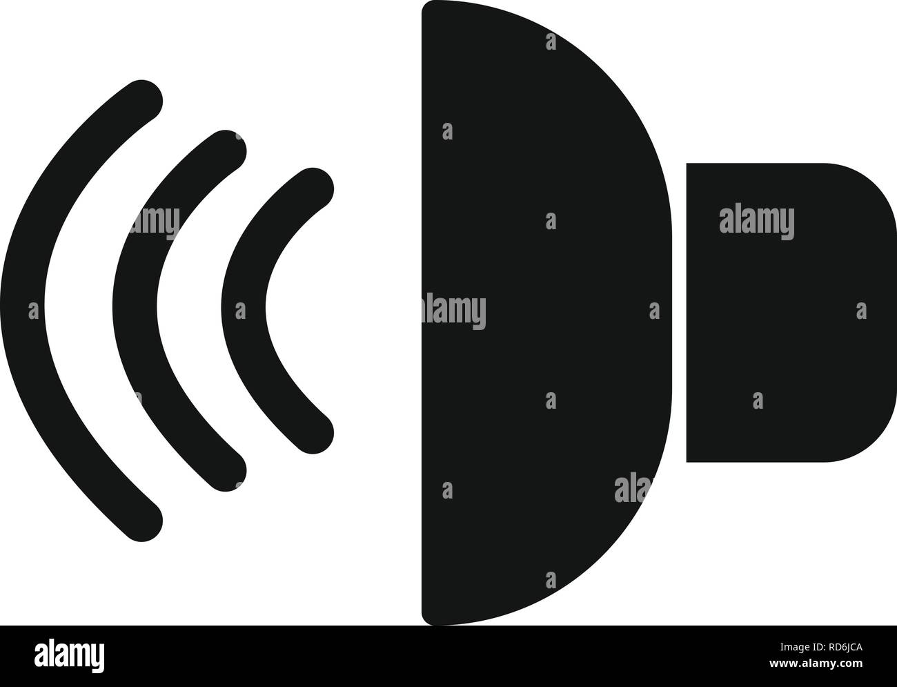 Sound Sign Icon Vector Illustration For Personal And Commercial Use ...