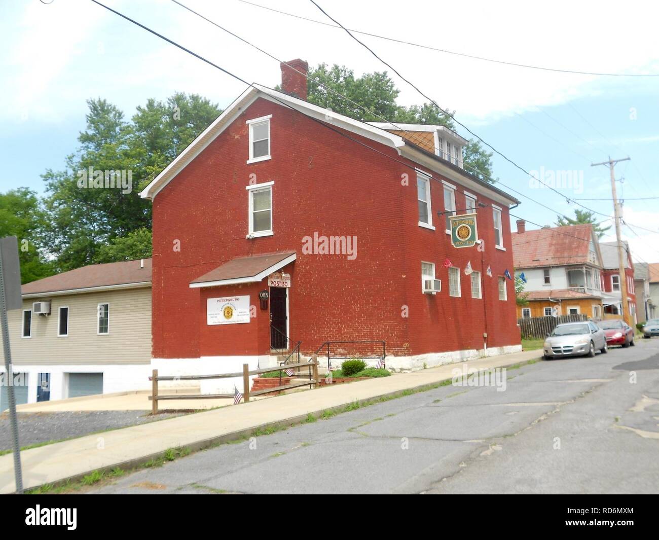 American Legion Petersburg PA Stock Photo Alamy