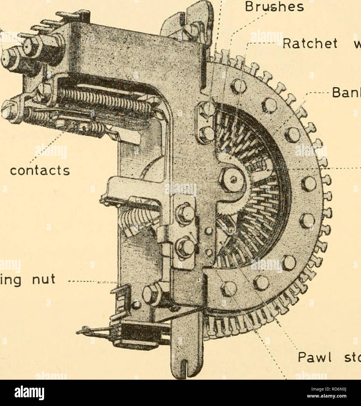 Ratchet wheel and pawl hires stock photography and images Alamy