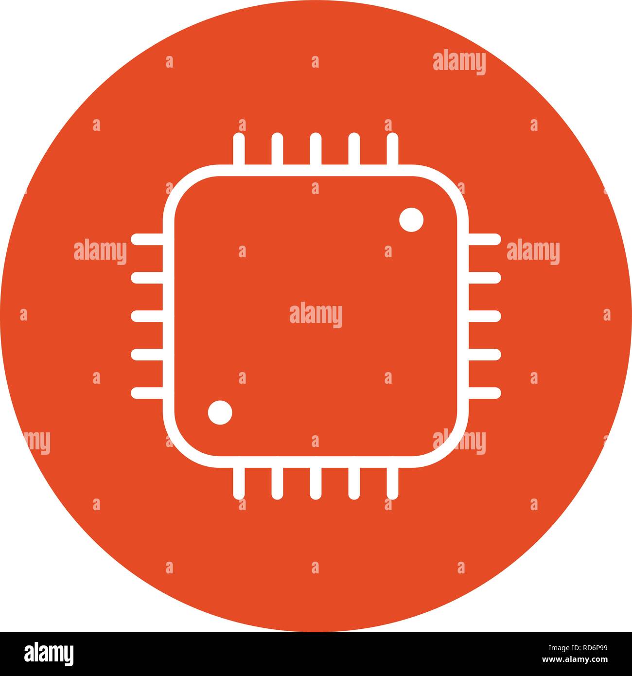 Processor Sign Icon Vector Illustration For Personal And Commercial Use ...