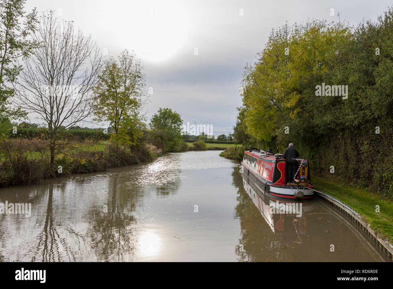 Quiet mooring on the Grand Union Canal (Oxford Canal Section) near