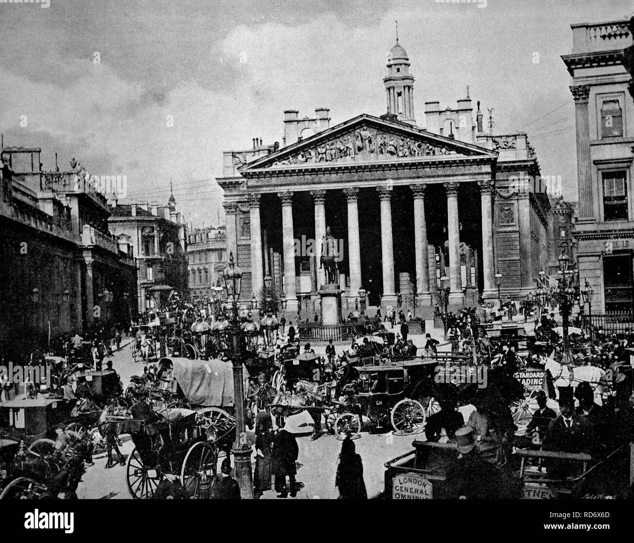 London stock exchange 19th century hires stock photography and images
