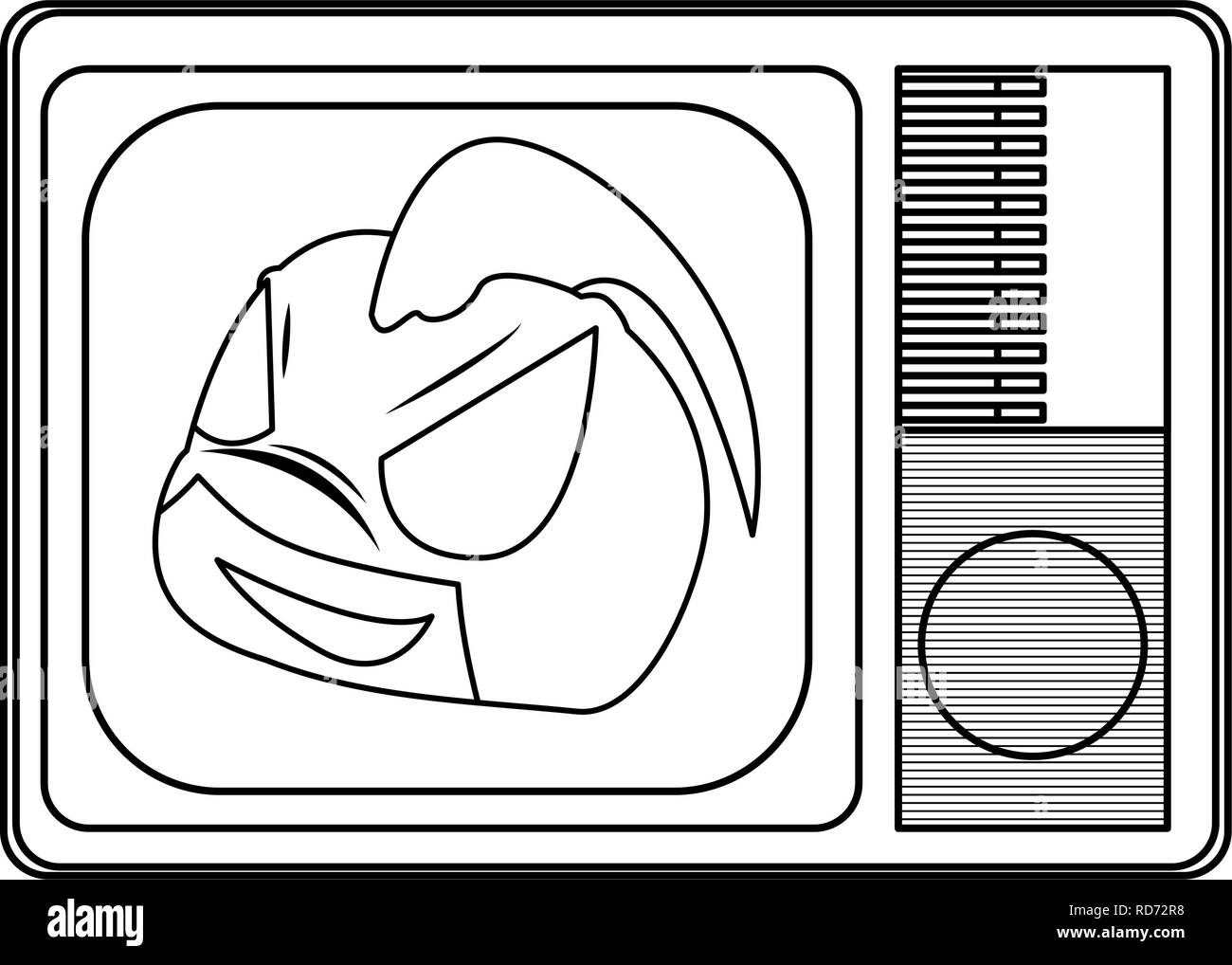 video game bad character television vector illustration Stock Vector Image & Art Alamy