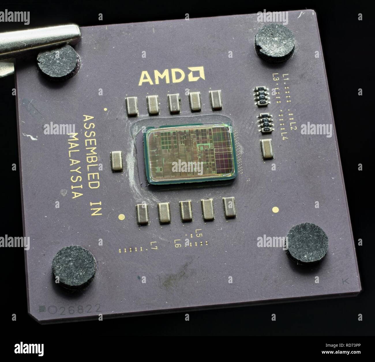 AMD Athlon K7 Thunderbird A0900AMT3B AFFA 0031RPBW Stack Stock Photo - Alamy