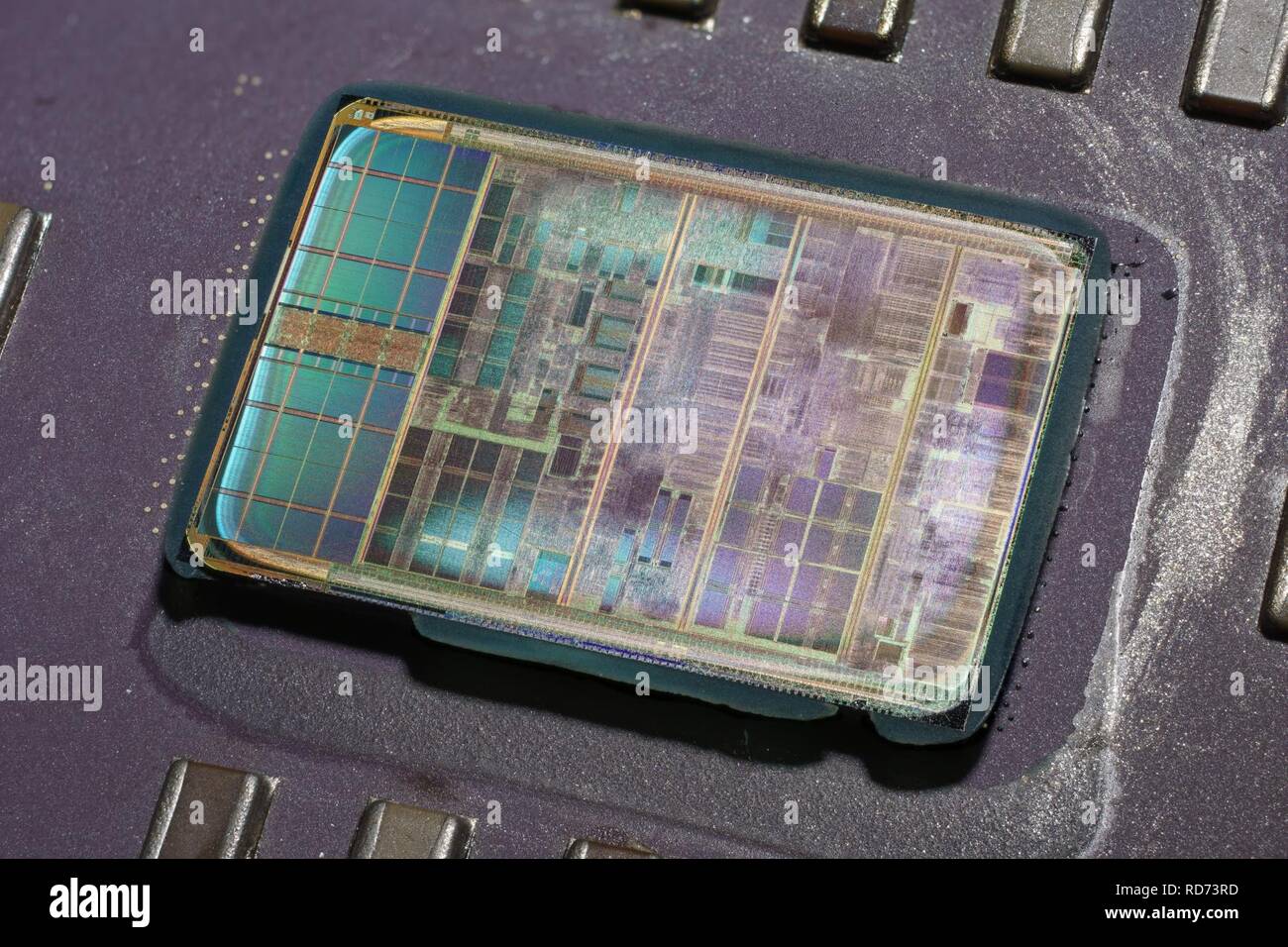 AMD Athlon K7 Thunderbird A0900AMT3B AFFA 0031RPBW Stack- Stock Photo