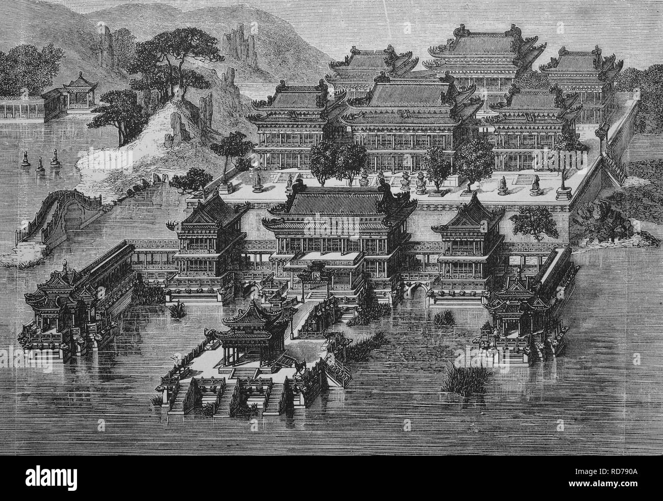 China beijing 19th Black and White Stock Photos & Images - Alamy