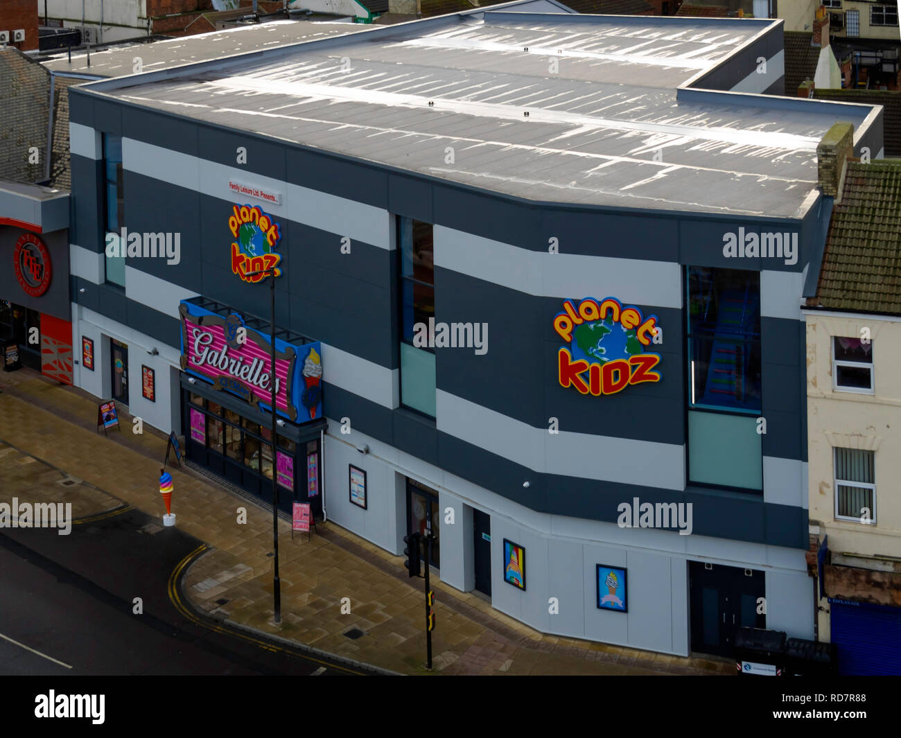 Gabrielle's Ice Cream Parlour on Redcar Seafront opened 2018 Stock