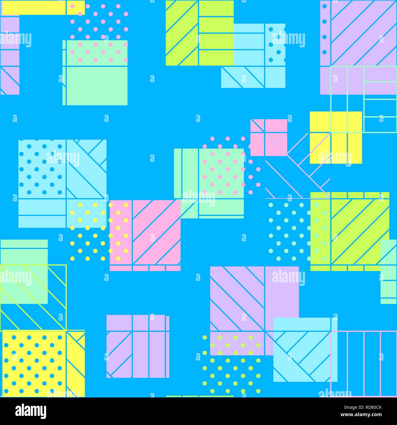 Abstract seamless blue pattern Stock Vector Image & Art - Alamy