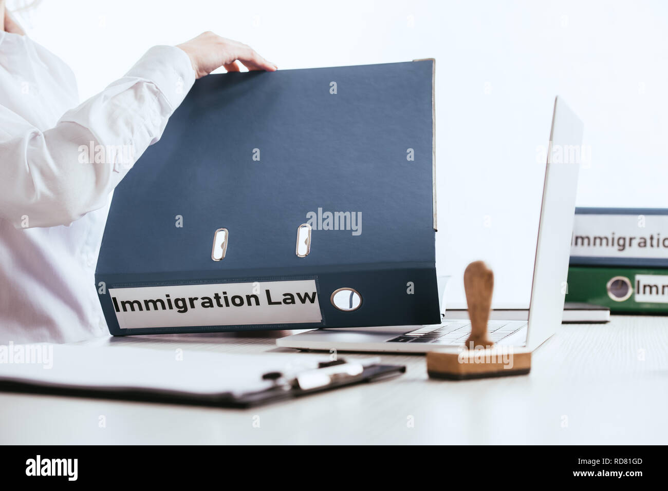 Immigration Folder Opening folder hi-res stock photography and images - Alamy